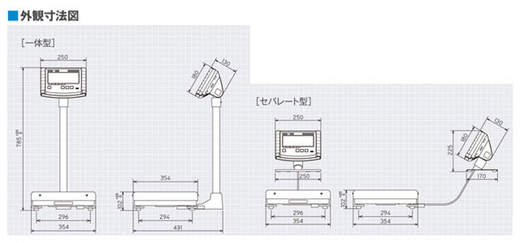 デジタル体重計DP-7700PW-Fシリーズ