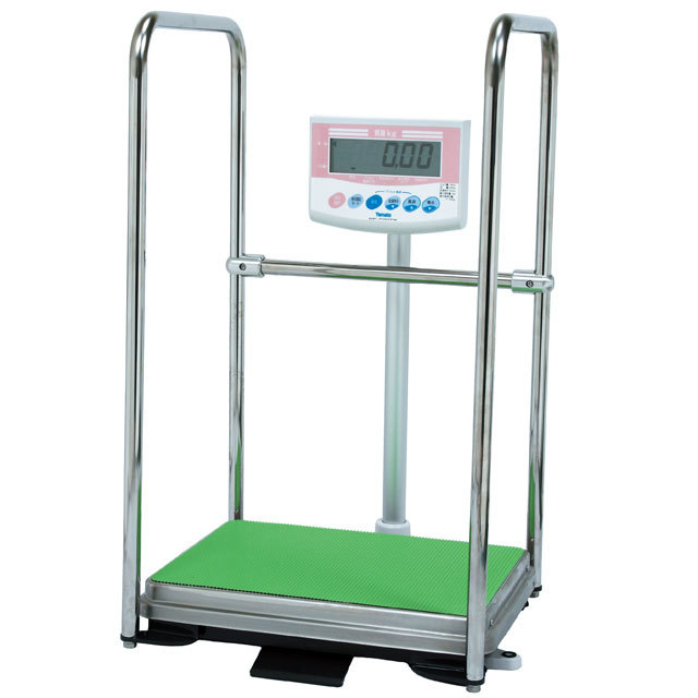 デジタル体重計 手すり付 DP-7101PW-T