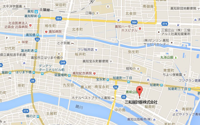 三和屋計器の周辺地図